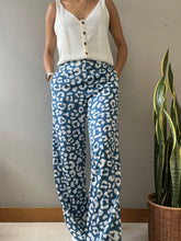 Cargar imagen en el visor de la galería, Pantalon Milan Print Azul