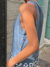 Cargar imagen en el visor de la galería, Blusa Positano Azul Oscuro
