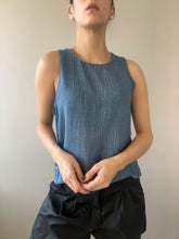 Cargar imagen en el visor de la galería, Blusa Positano Azul Oscuro
