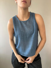 Cargar imagen en el visor de la galería, Blusa Positano Azul Oscuro
